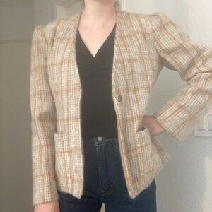 Liz Claiborne Plaid Blazer